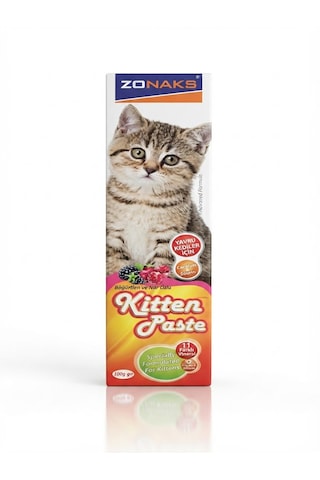 Yavru Kedi Vitamin Macunu 100 Gr Böğürtlen Ve Nar Özlü