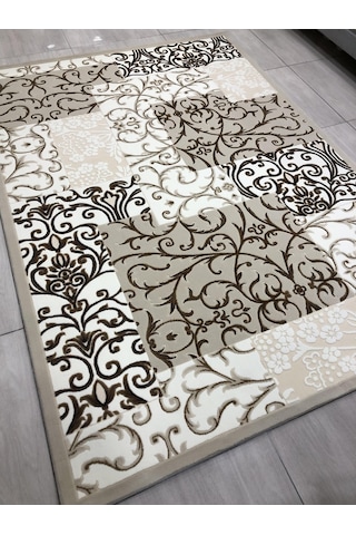 Flora Halı Elit 0129 A Bej Kemik 165X230 Krem 4 M2 Halı !