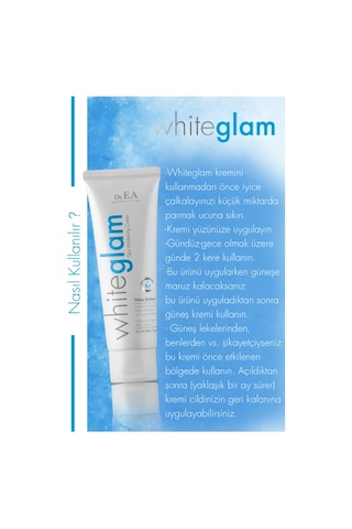 Dr. EA Whiteglam Cilt Beyazlatıcı ve Leke Giderici Krem 50 SPF 75 ML