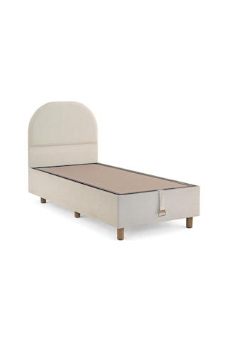 Niron Bohem Pocket Düz 120x200 Cm Tek Kişilik Yatak Baza Başlık Seti - Pocket Orta Sert 120 x 200