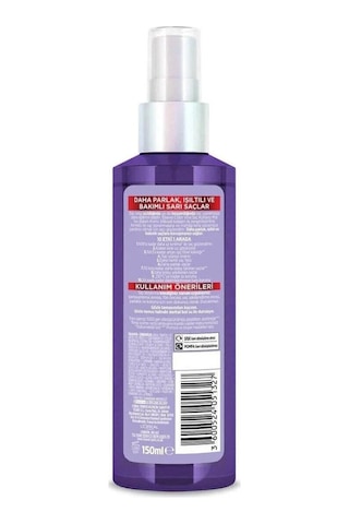 Elseve L'oreal Paris Color Vive Sarı Saç Kurtarıcı Mor Sıvı Bakım Kremi 150 Ml