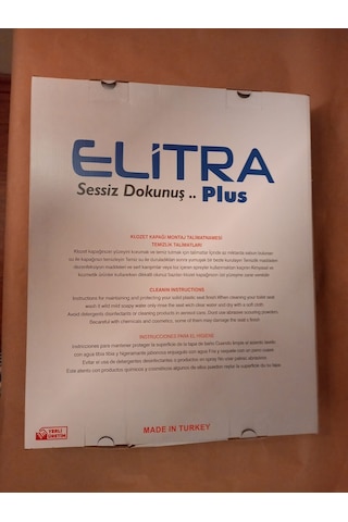 Elitra Sessiz Yavaş Kapanan Amortisörlü Klozet Kapak Akdeniz Tip