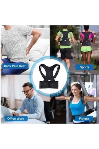 Ankaflex Kadın Erkek Dik Durus Korsesi Bel Sırt Omuz Korsesi