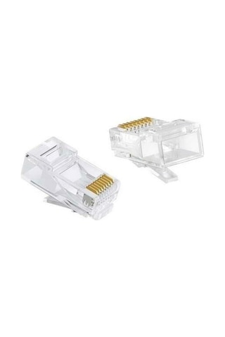 100 adet cat6 konnektör cat6 jack rj45 başlık cat 6 başlık