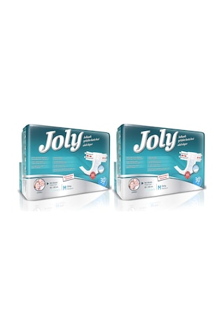 Joly Belbantlı Hasta Bezi Orta Boy M 2 x 30'Lu Joly Belbantlı Hasta Bezi Orta Boy M 2 x 30'Lu