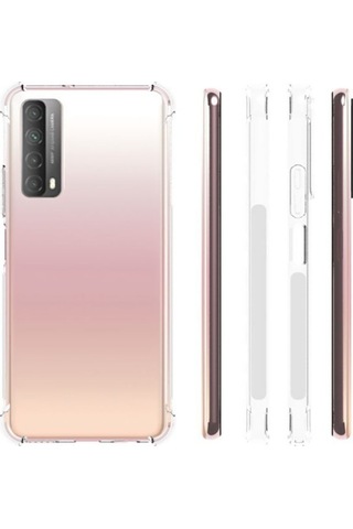 Huawei P Smart 2021 Kılıf Şeffaf Nitro Anti Shock Kapak Renksiz