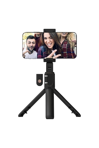 Jopus Talent Bluetooth Telefon Tripod Selfie Çubuğu, Uzaktan Kontrollü Kumandalı, 19.5 Cm, 270 Dönebilir, Katlanabilir
