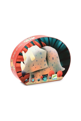 Djeco Dekoratif Puzzle 24 Parça / Teo The Dinosaur