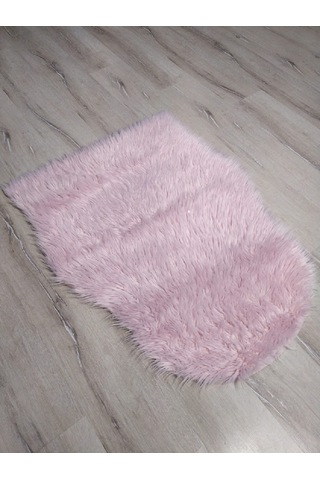 Yamalıhome Peluş Halı Apost Pembe 75x100cm Post Halı