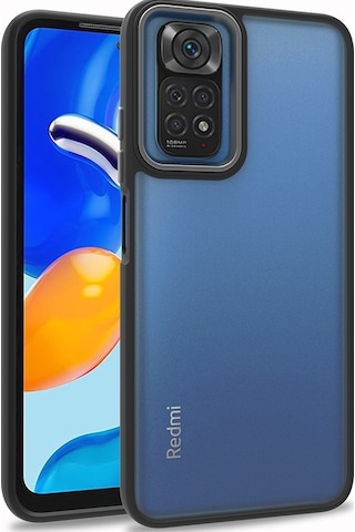 Xiaomi Redmi Note 11 Global Renkli Kenarli Parlak Flora Kilif 547924947