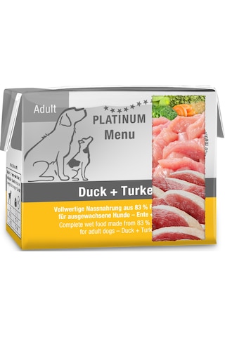 Platinum Ördekli Ve Hindili Yaş Köpek Maması 90gr