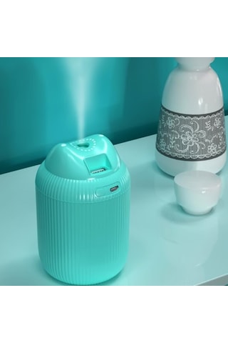 Monyee Kedi Desenli Mini Nemlendirici: 220ml Usb, Ultra Sessiz, 7 Renk Led Işık, Ev/ofis/araç Kullanıma Uygun