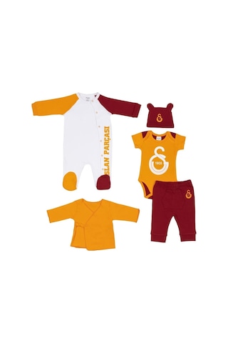 Galatasaray Forma 5'Li Bebek Hastane Çıkışı Beyaz