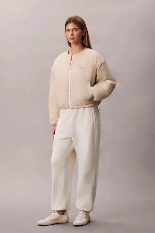 Calvin Klein Jeans Logolu Kapitone Astarlı Kadın Ceket Lv044d511g-67u Beyaz