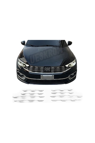 Fiat Egea Krom Ön Panjur 2020 Üzeri Uyumlu 8 Prç. Paslanmaz Çelik Fiat Egea Krom Ön Panjur 2020 Üzeri Uyumlu 8 Prç. Paslanmaz Çelik