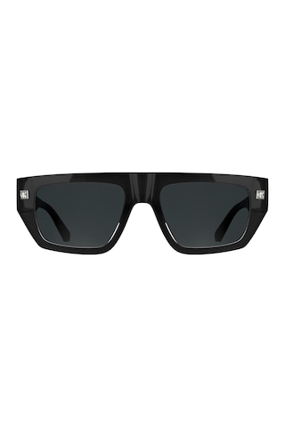 Calvin Klein Jeans Ckj 25619s 001 54 Unisex Dikdörtgen Siyah Kemik Güneş Gözlüğü Siyah
