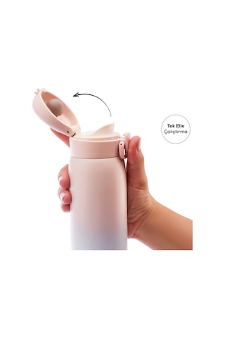 Karaca Skyfall Çelik Sızdırmaz Termos 350 ML Pembe