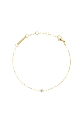 Mirelle Solitaire Bracelet Gold Gold