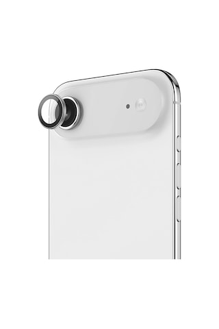 Apple Uyumlu iPhone 17 Air Benks Glass Warrior Cam Kamera Lens Koruyucu Gümüş