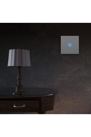 Konesam Akıllı Dokunmatik Wifi Anahtar, Alexa Ve Google Home Desteği, Cam Panel, Uzaktan Kontrol, 85-230v, 1 Yol Neo Coolcam Lisanslı