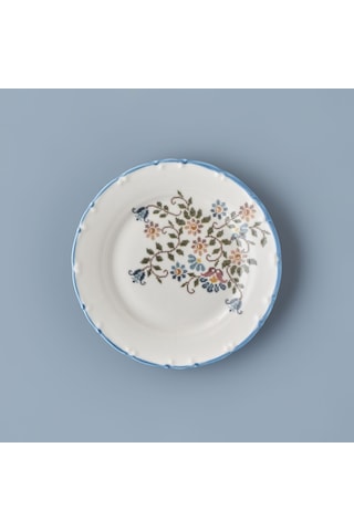 Bella Maison Vintage Porselen Pasta Tabağı 4'lü Mavi 20 CM