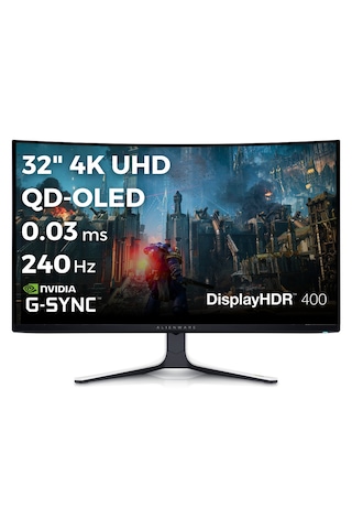 Dell Alienware AW3225QF 32 4K UHD  0.03 Ms 240 Hz G-Sync QD OLED Oyuncu Monitör