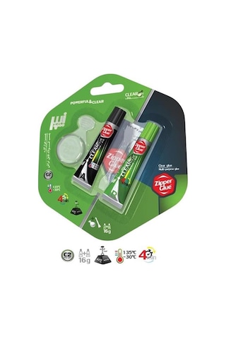 Zipper Glue İran Malı Çift Karışımlı Yapıştırıcı 16 Gr Şeffaf