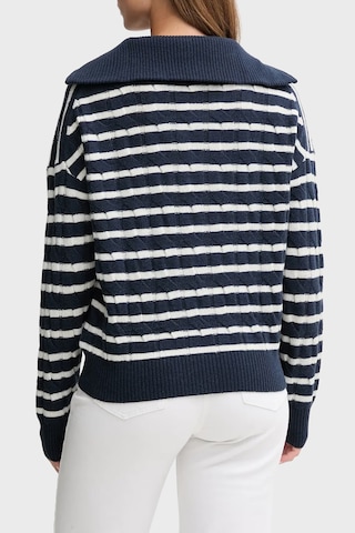 Tommy Hilfiger Bayan Kazak Ww0ww46425 0y7 Lacivert-beyaz Lacivert-beyaz