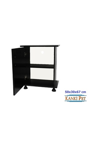 Kanki Pet İthal Akvaryum Mdf Siyah Sehpa 50 x 30 x 67 CM