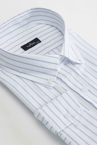 Tudors Battal Boy Büyük Beden Çizgili Erkek Gömlek-31533-çok Renkli Çok Renkli