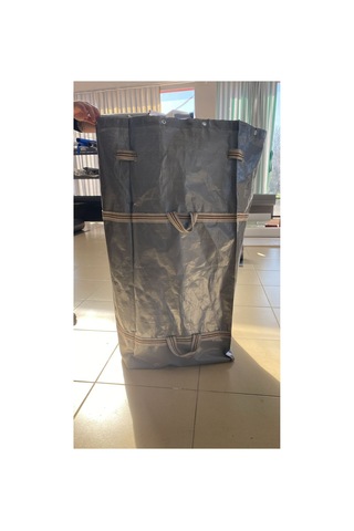 Kargo Haralı Tekstil Taşıma Çuvalı Pvc Polyester Tabanlı -şerit Kolonlu,tutma Yerli,kuşgözü Kapsüllü Gri