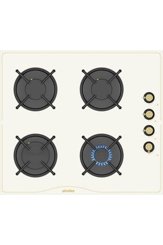 Simfer SB8218 - T3326 - SD8716 Retro Bej 3'lü Ankastre Set