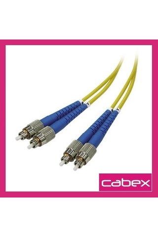 Cabex - SM FC-FC Dublex Fiber Optik Patchcord Singlemode 3 MT