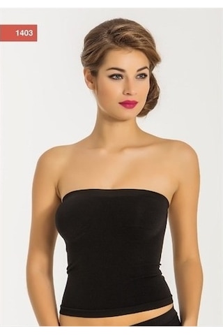 Miss Fit Dikişsiz Straplez Atlet 1403