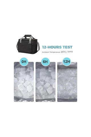 Padalink 15l Oxford Kumaş Isı Yalıtımlı Çanta - Uzun Süreli Isı Ve Soğuk Saklama, Sıcak/fazla Soğuk Tutma, Dışarıda Piknik İçin Sıcaklık Koruyucu Çanta Mavi Çok Renkli