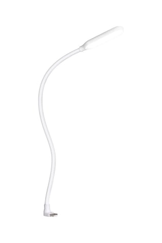 Yifomall Usb Çevresel Şeffaf Hortumlu 3 Renkli Dokunmatik Işık Regülatörlü Göz Koruyucu Gece Lambası - Beyaz Beyaz