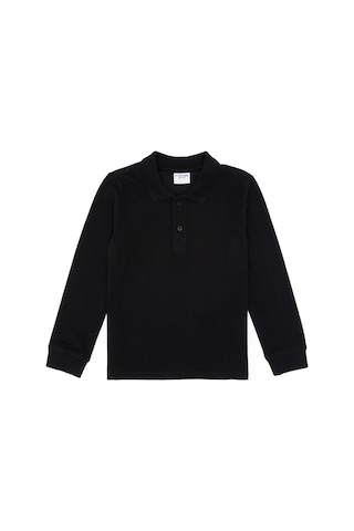 U.S. Polo Assn. Erkek Çocuk Siyah Basic Polo Yaka Sweatshirt 50313790-VR046