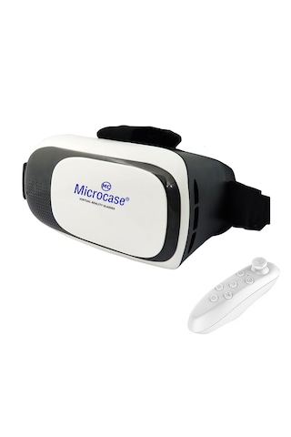 Microcase Vr 3d Sanal Gerçeklik Gözlüğü + Vr Kablosuz Bluetooth Kumanda-al47181