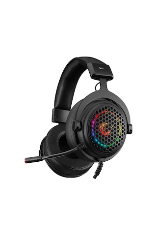 Rampage Majesty Mikrofonlu 7.1 Surround RGB Kulak Üstü Oyuncu Kulaklığı
