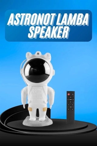 Gece Lambası Astronot Bluetooth Hoparlörlü Galaksi Işık Projektörü Diğer