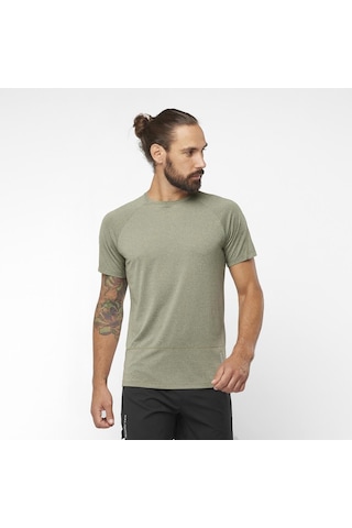 Salomon Cross Run Ss Tee M 27974 Çok Renkli