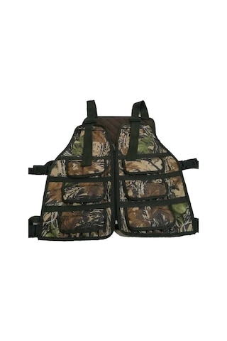 Ayarlanabilen Orman Desen Kolonlu Yelek Kamuflaj