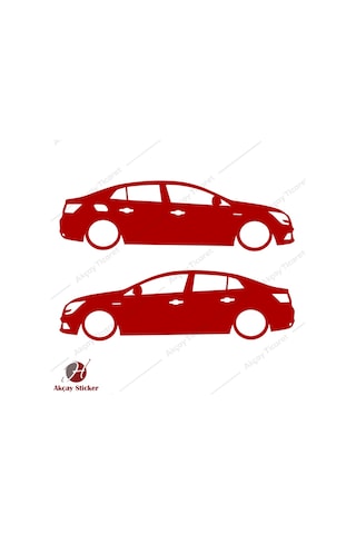 Megane 4 Sticker Megane 4 Gölge Sticker Renault Oto Sticker