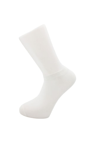 Erkek Siyah-beyaz Patik Pamuklu Pirinç Örgülü Çorap 6'lı Paket 3 Siyah 3 Beyaz Siyah - Beyaz