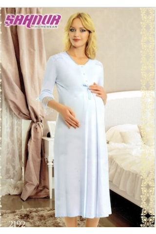 Şahnur 2192 Hamile Lohusa Bayan Gecelik (554028605)