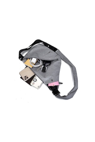 Erkek Ve Kadınlar İçin Şık Ve Pratik Su Geçirmez Çapraz Body Bag, Spor Ve Günlük Kullanım İçin Modüler Omuz Çantası, Seyahat Ve Outdoor Aktivitelerine Uygun Dayanıklı Sırt Çantası Gri