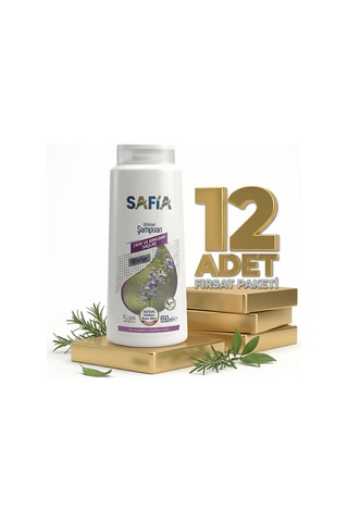 Safia Zayıf Ve Kırılgan Saçlar Şampuan 12x650 Ml