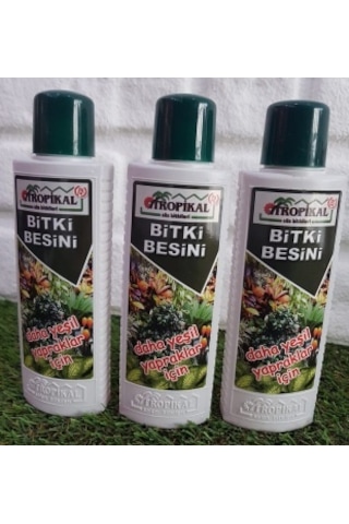 Bitki Besini 3 ADET 225 ml Yeşil Yapraklı Bitkiler İçin Sıvı