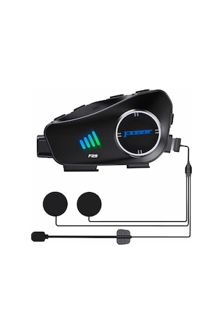 Motosiklet Kask İntercom Su Geçirmez 1080p Hd Sürüş Kaydedici Kamera 5.3 Bluetooth