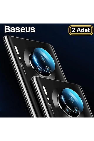 Baseus Huawei Mate 30 Pro Kamera Koruyucu Kırılmaz Cam